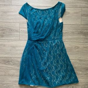 Jessica Simpson Cocktail Dress-Teal